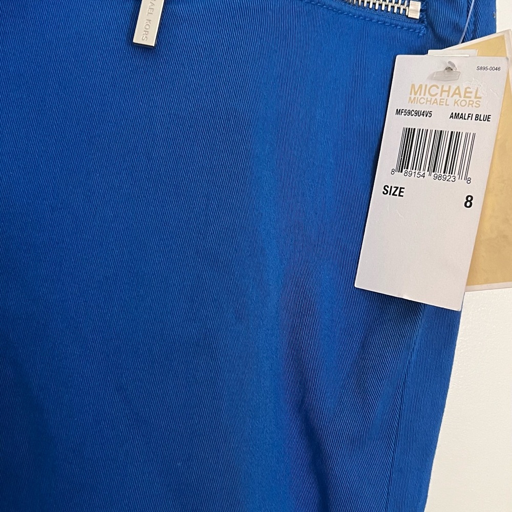 Micheal Kors Royal Blue Skinny Jeans-Blue - Picture 4 of 10